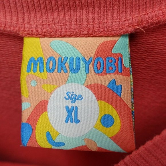 Mokuyobi Women's Size XL "No Spiders" Sweatshirt USA Made Pullover Peach Color - Picture 4 of 10
